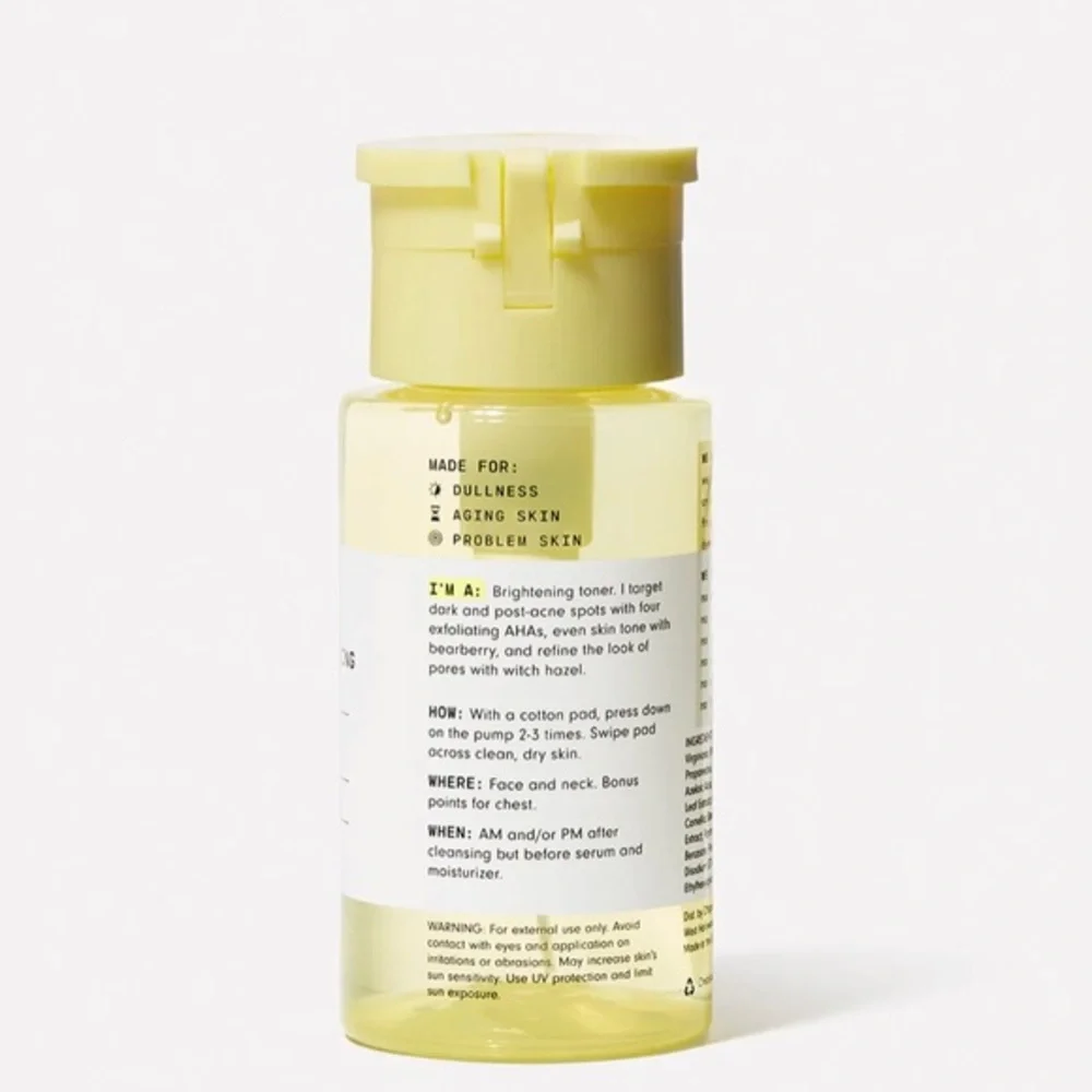 Versed Weekend Glow Daily Brightening Solution Toner‎ new